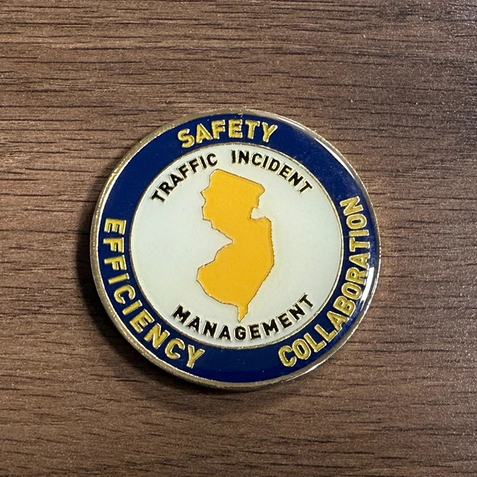 NJ TIM.org New Jersey Traffic Incident Management Challenge Coin  3#E