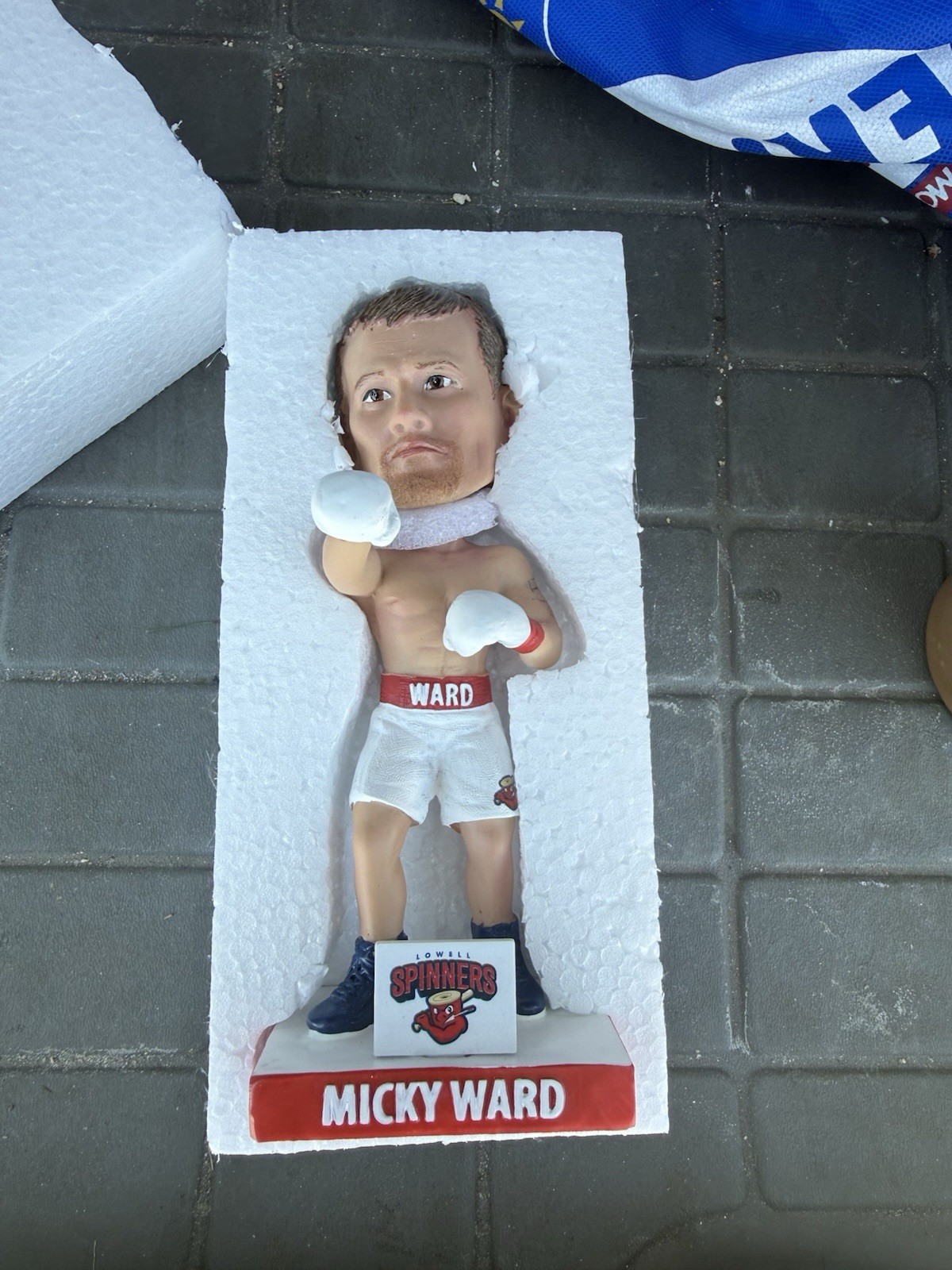 Micky Ward Boxing Figurine Bobblehead Lowell Spinners 2026 June 20 Promo