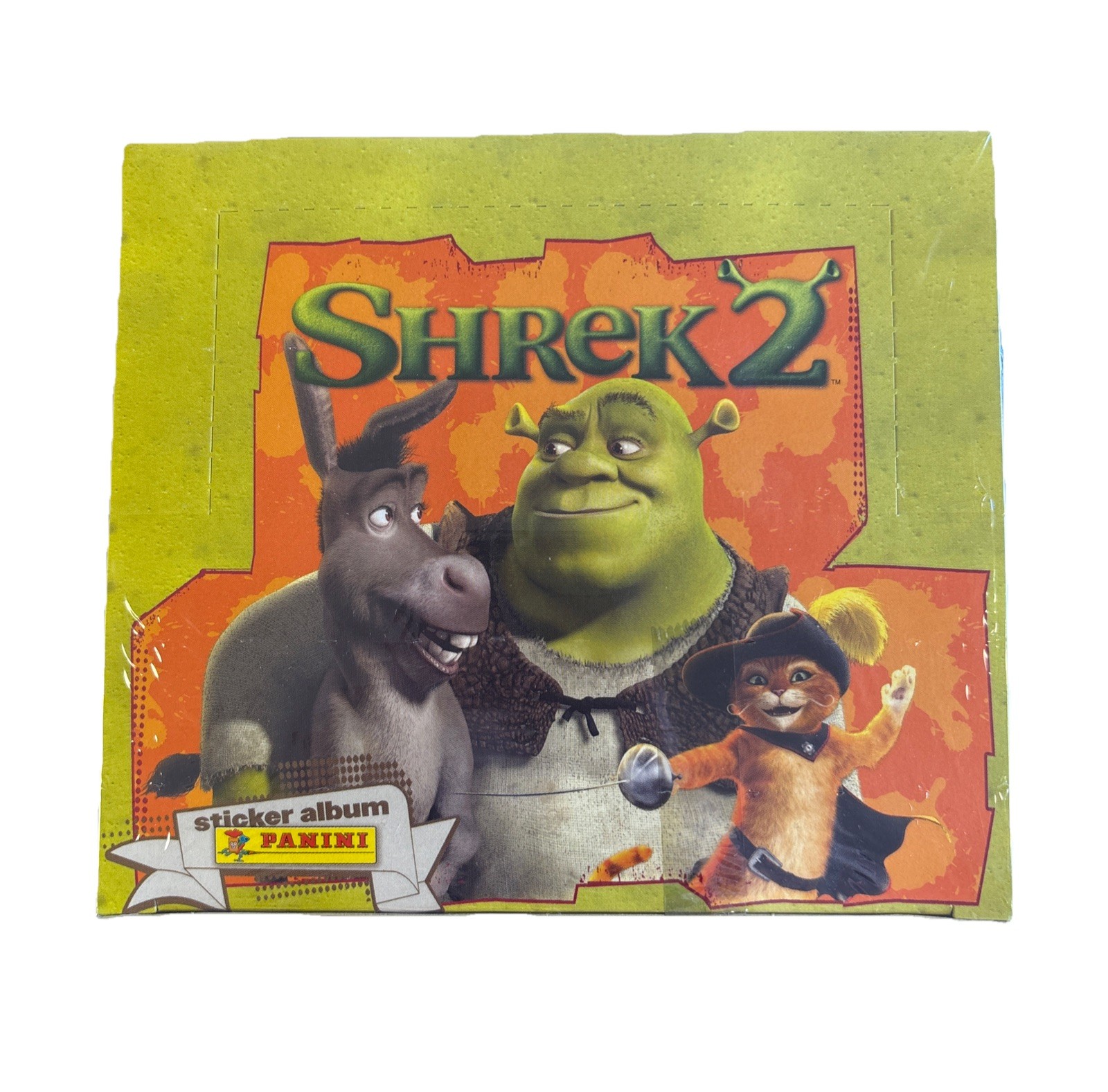 2002 Panini Shrek 2 Movie Sticker Box - 48 Packs ~ Factory Sealed 2002 Panini Shrek 2 Movie Sticker Box - 48 Packs ~ Factory Sealed
