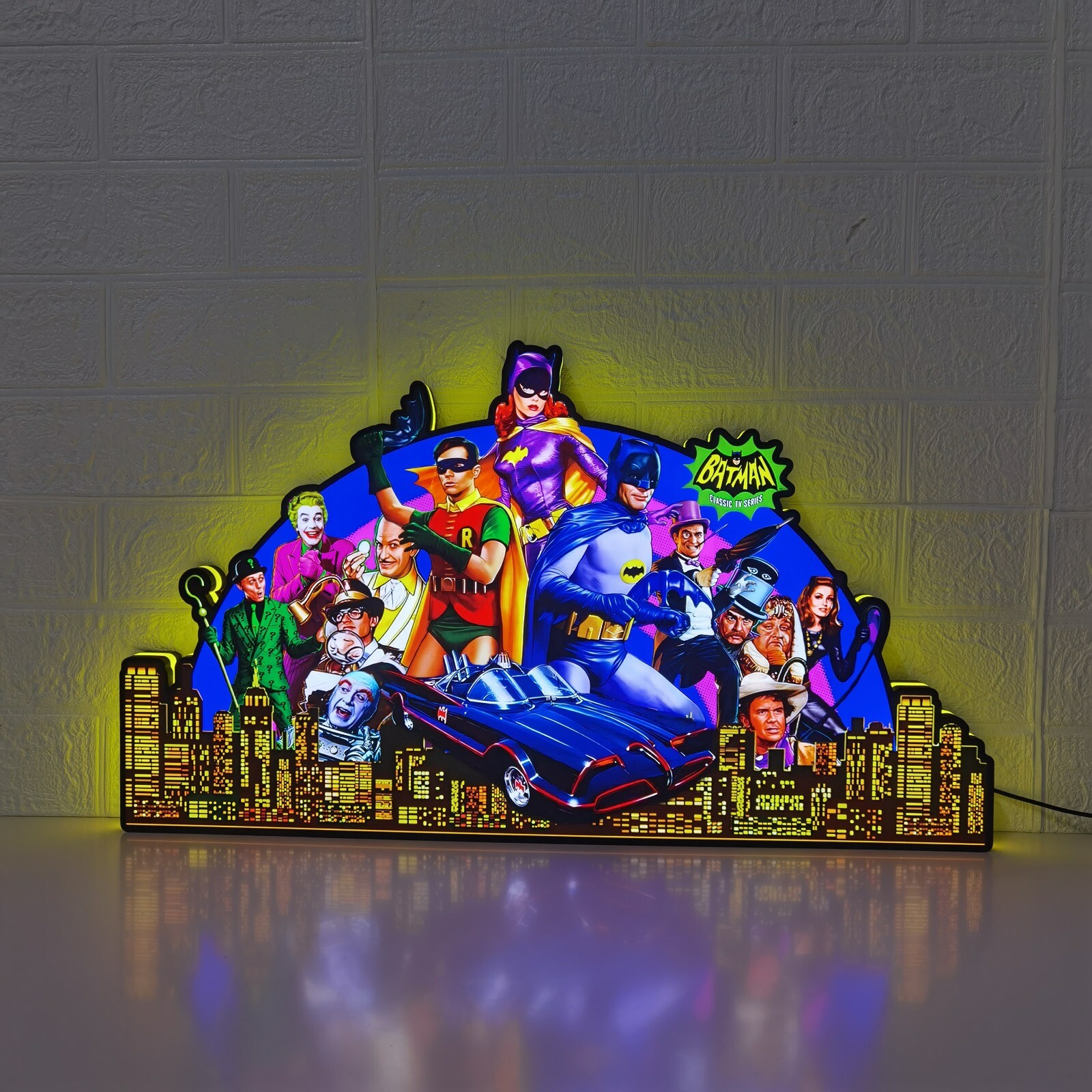 Exclusive Batman 66 Pinball Topper LED - USB - Dimmeable - Limited Edition-