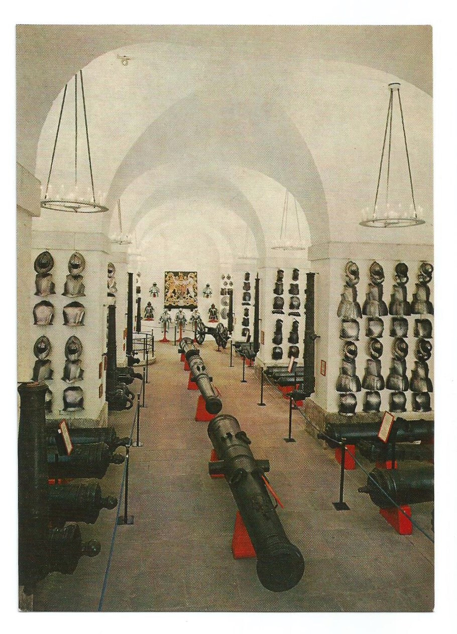 Tower of London England Postcard Armoury Cannon Room Tower of London England Postcard Armoury Cannon Room