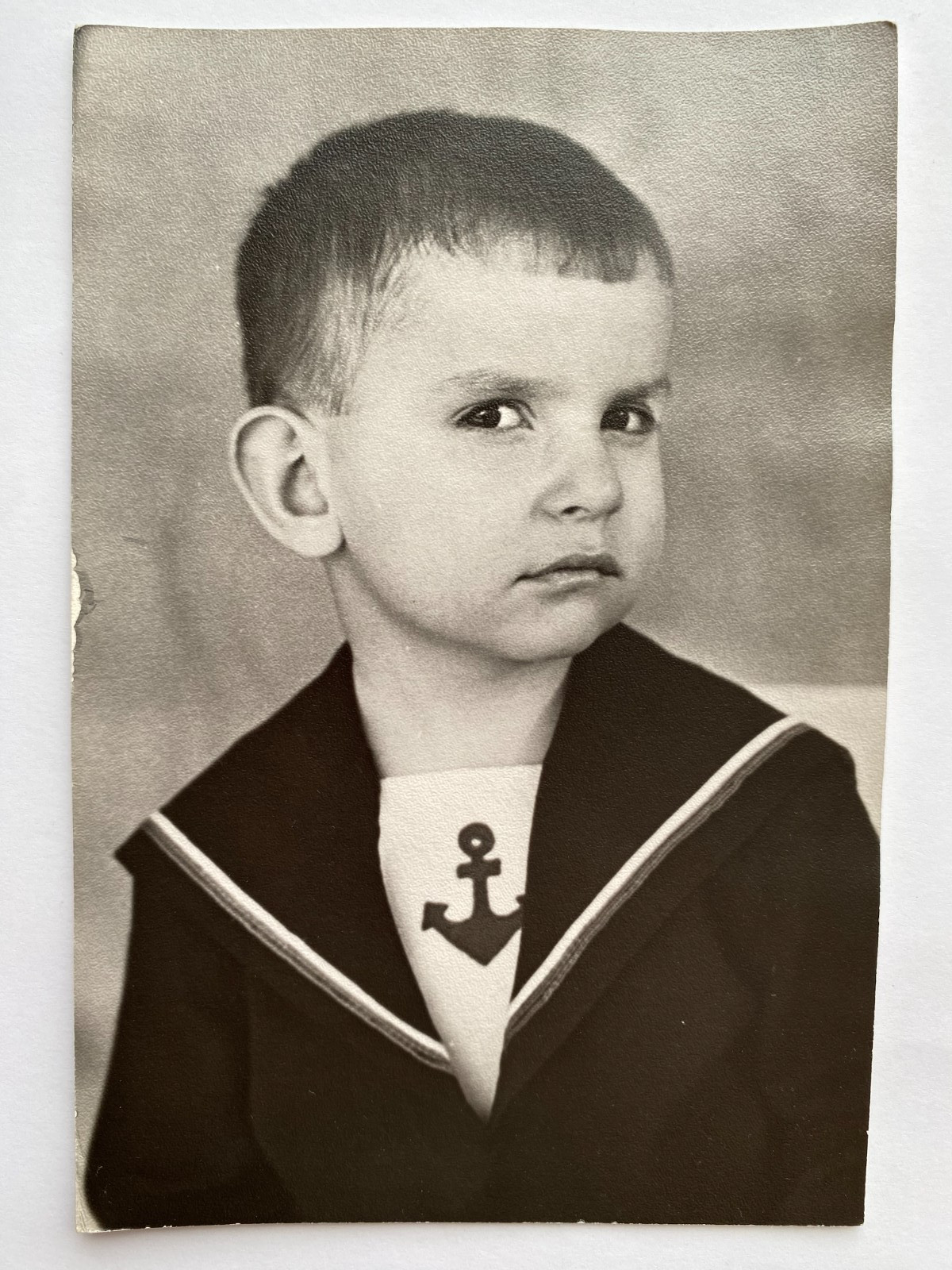 Handsome young man affectionate guy boy Vintage Photo Portrait