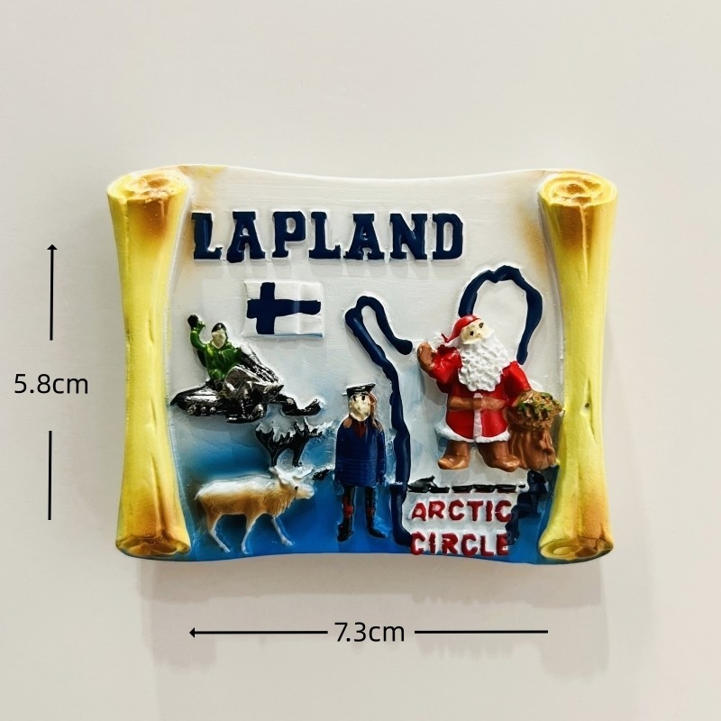 Finland Helsinki Turku Tampere Espoo Lahti Travel Souvenir Fridge Magnet