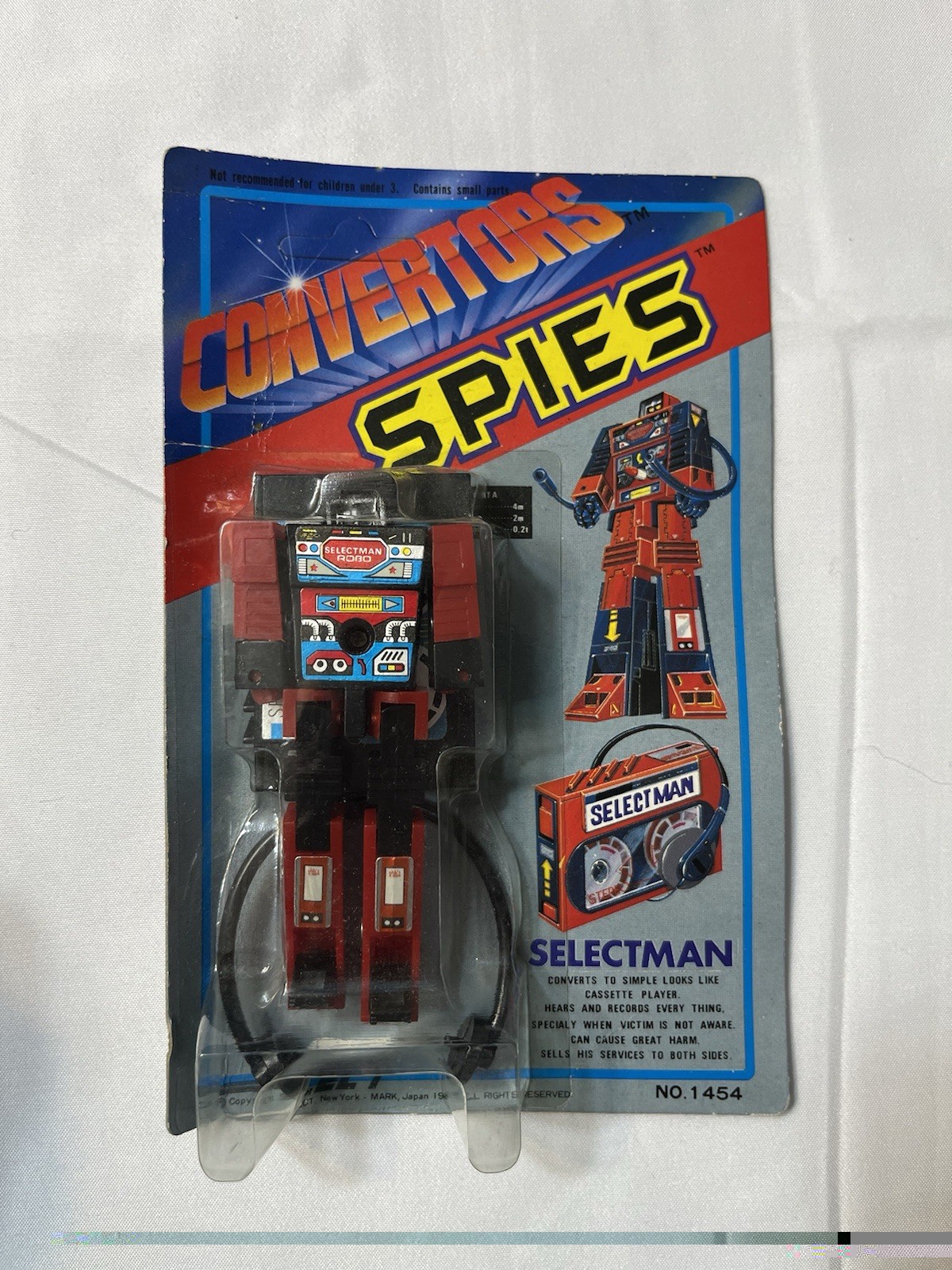Vintage Select Convertors Spies Selectman Complete Carded Cassette Walkman 1984 Vintage Select Convertors Spies Selectman Complete Carded Cassette Walkman 1984