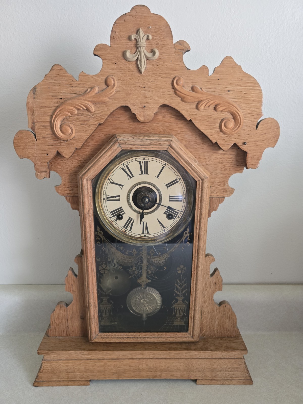 antique seth thomas gingerbread clock
