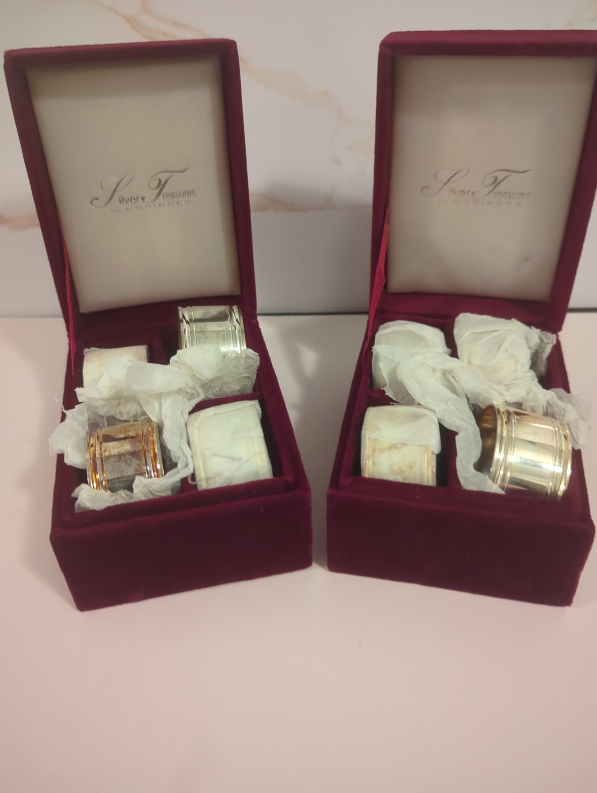 Set of 8 Godinger Silver Arts Elegant 1.75\