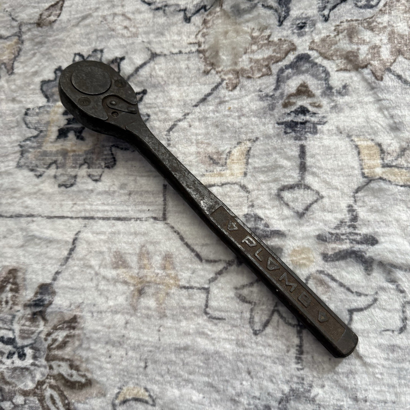 PLVMB PLUMB PROTO 5449 Made in USA Vintage Tool 1/2 Inch Ratchet - Screw Missing