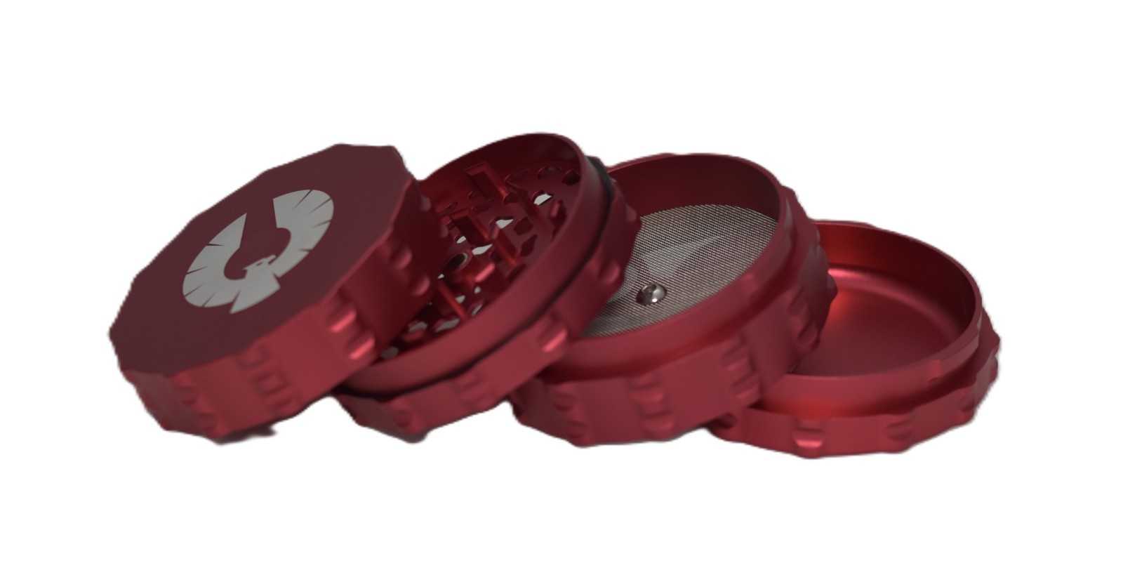 Phoenician - Large 4 Piece Red Grinder Authentic