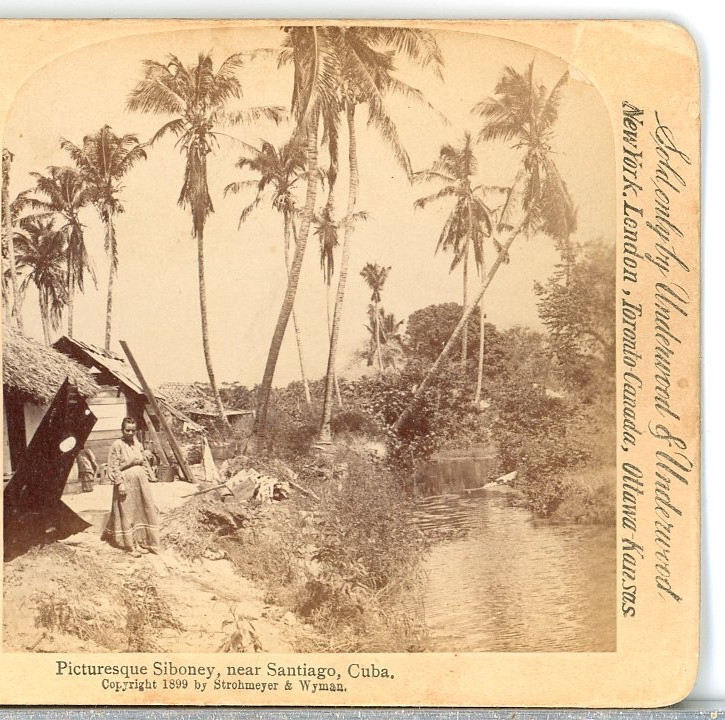 CUBA, Picturesque Siboney, Near Santiago-Stereoview E101