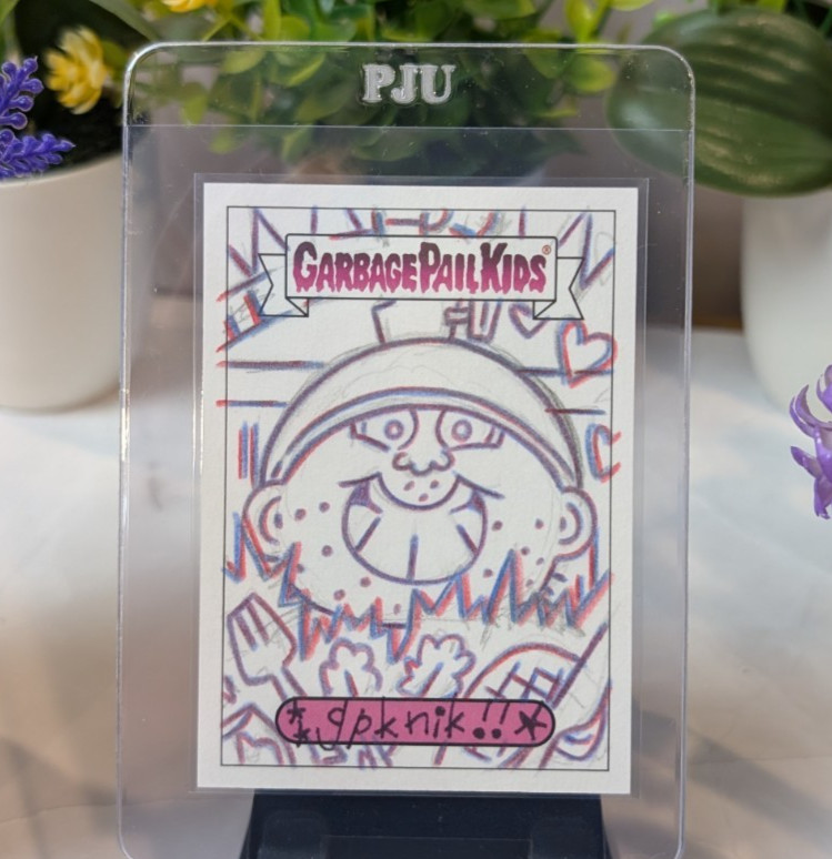 2026 Topps Garbage Pail Kids Valentines Day 1/1 Sketch Card GPK Nik Castaneda 2026 Topps Garbage Pail Kids Valentines Day 1/1 Sketch Card GPK Nik Castaneda
