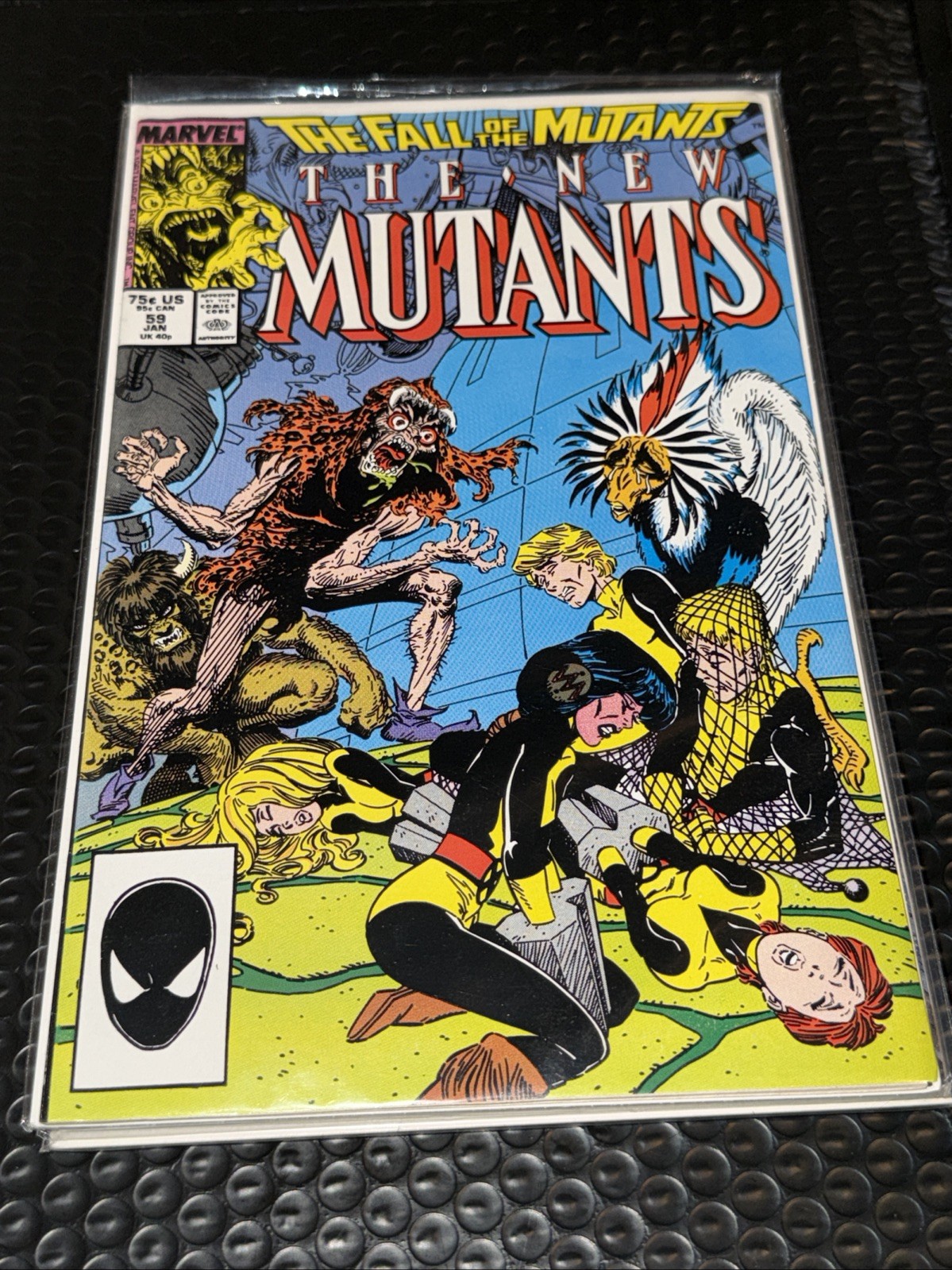 The New Mutants #59 (Marvel Comics January 1988) NM