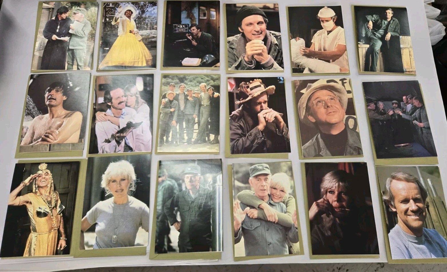 Vintage 1981 Set Of 18 M.A.S.H. Greeting Cards By Novel W Envelopes MASH NOS