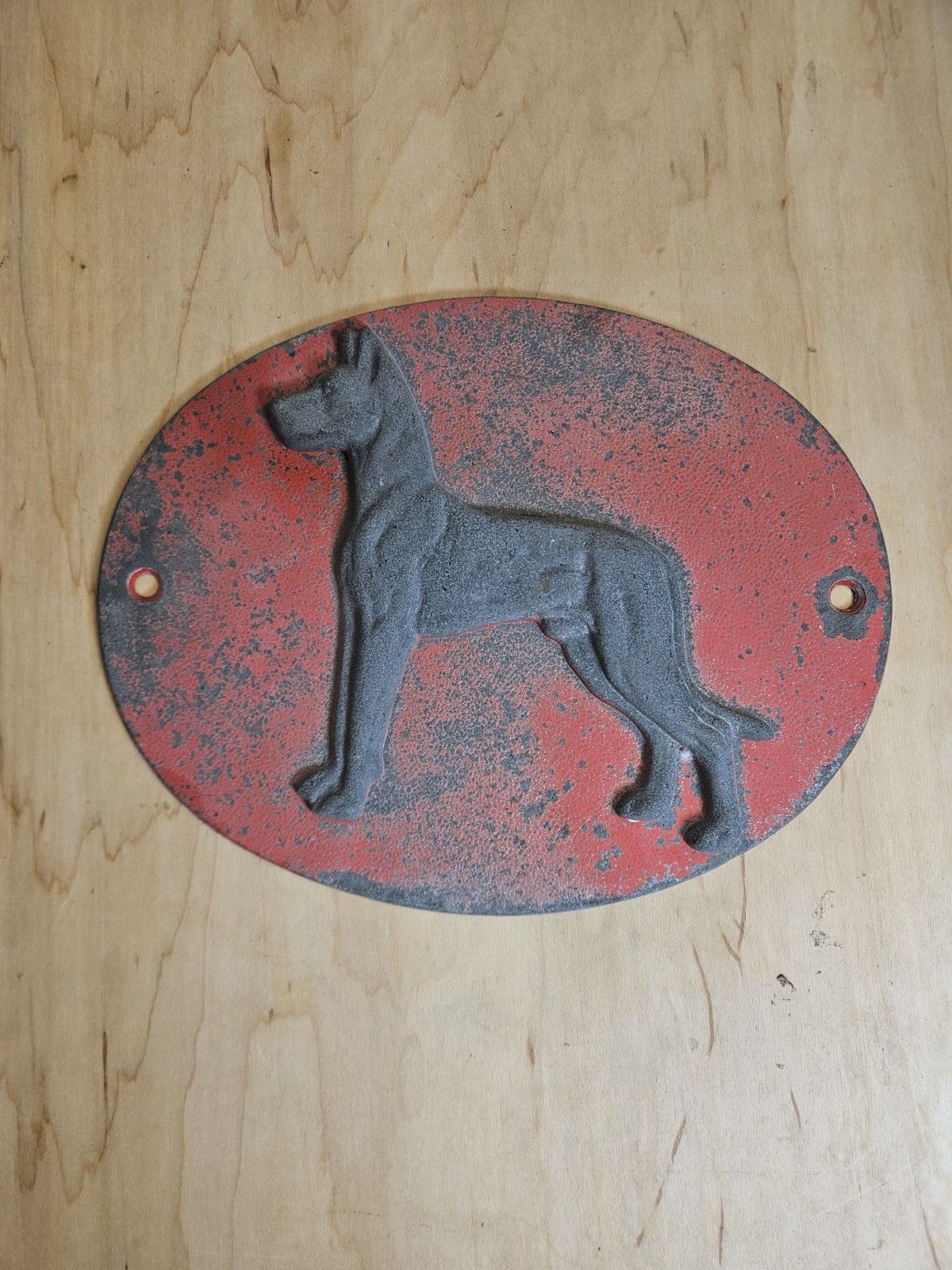 Vintage Great Dane Trucking Cast Metal Plaque Sign Red Black Semi Trailer Decor Vintage Great Dane Trucking Cast Metal Plaque Sign Red Black Semi Trailer Decor