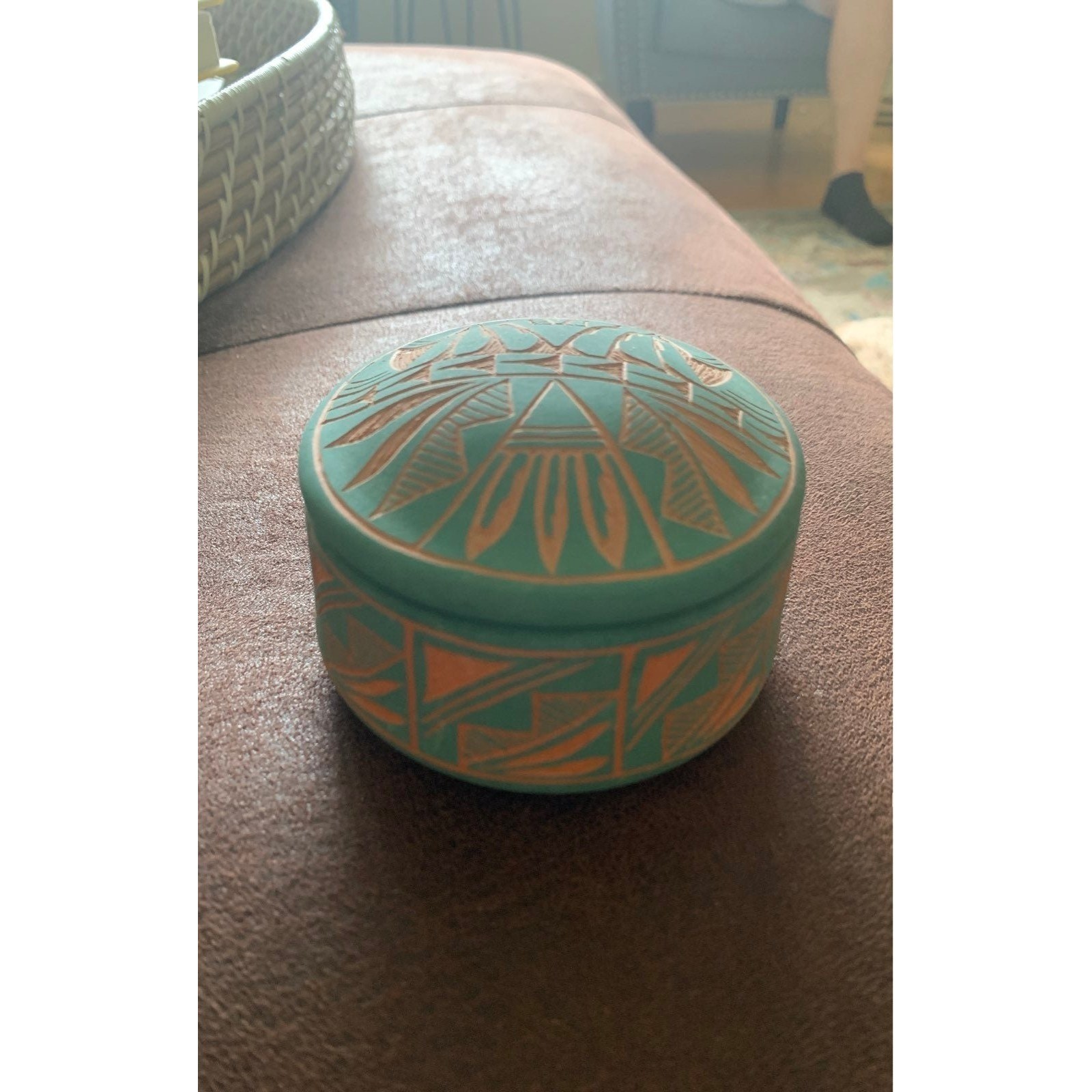 Vintage Handcrafted Clay Signed Original Native Pottery from NM Vintage Handcrafted Clay Signed Original Native Pottery from NM