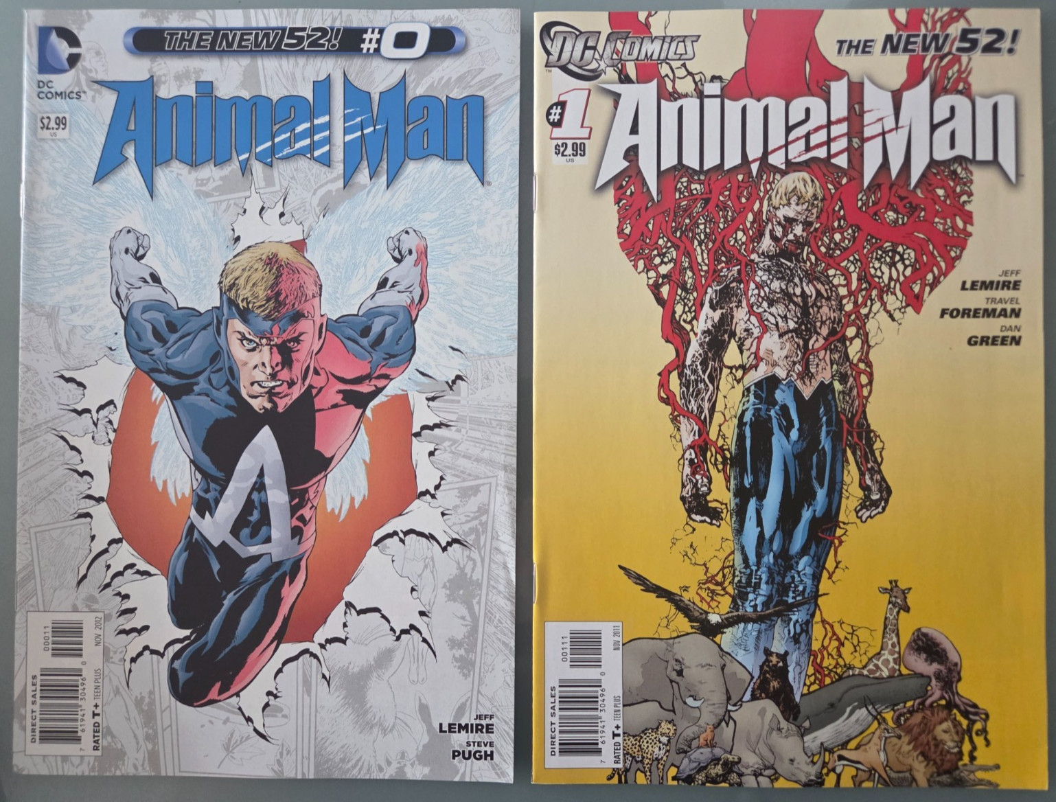 ANIMAL MAN #0,1-27 (2011) DC 52 COMICS FULL RUN OF 28 ISSUES NEAR COMPLETE SET
