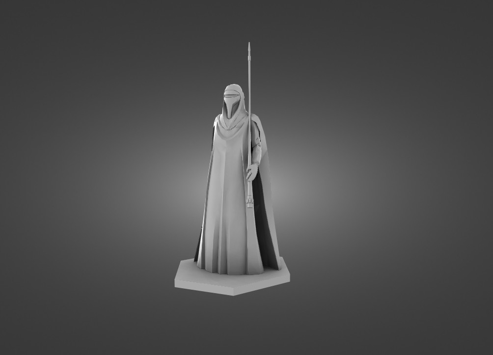 The Emperor's Royal Gu Resin Sculpture Model Kit Star Wars Unpainted/Unassembled