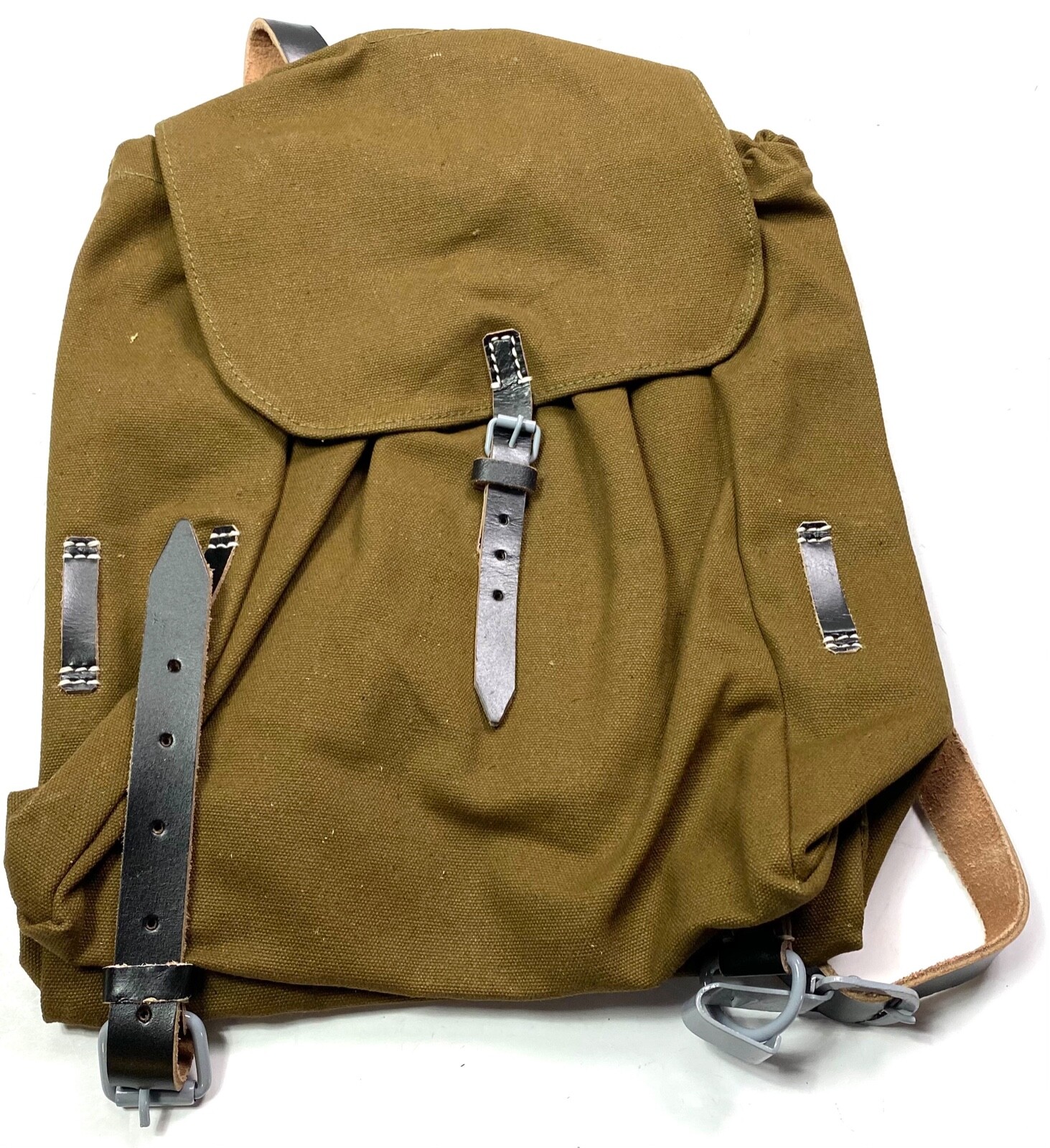 WWII GERMAN M31 FIELD PACK BACKPACK ARTILLERY & ASSAULT RUCKSACK-GREEN