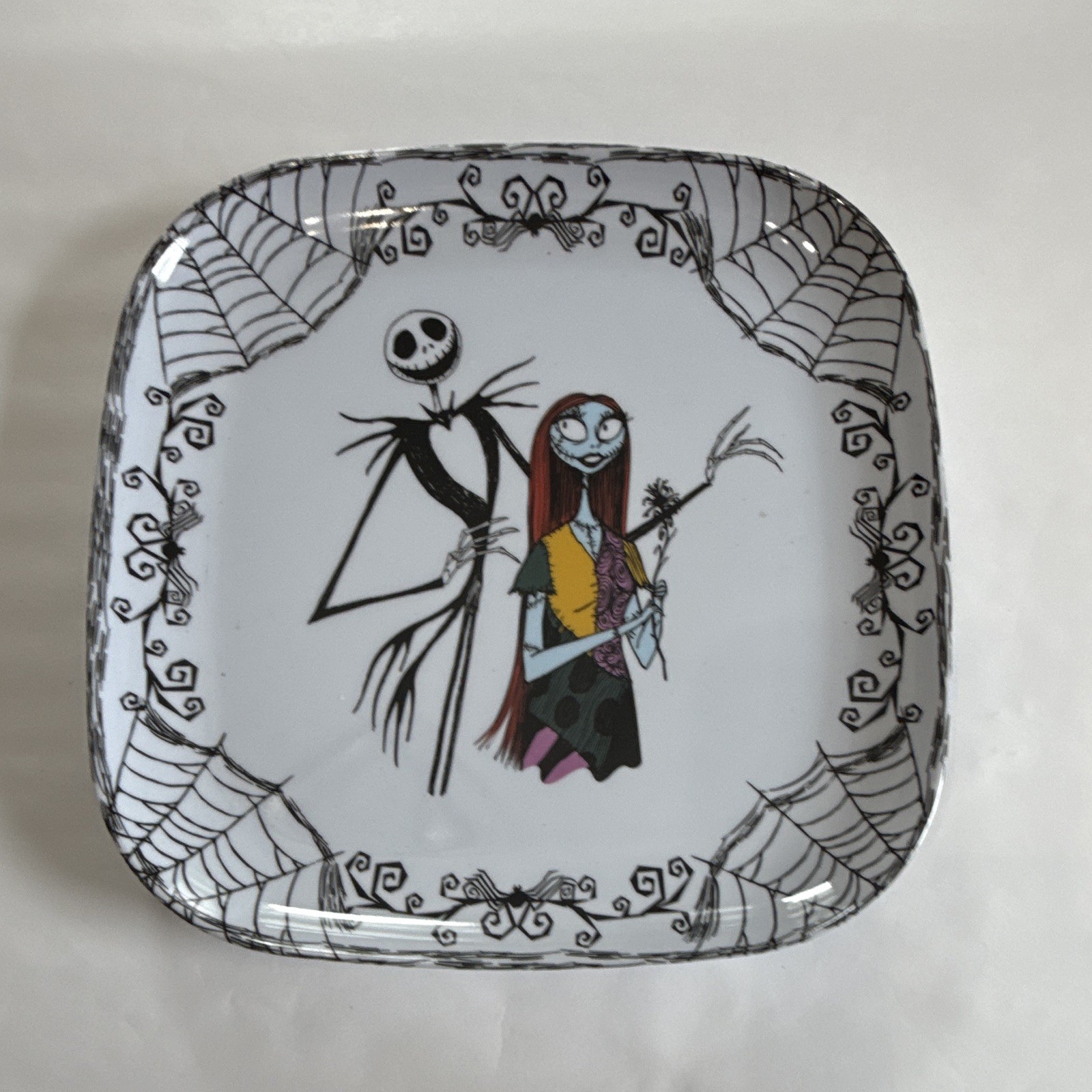 Zak Designs Disney Nightmare Before Christmas Melamine Plates Set 4