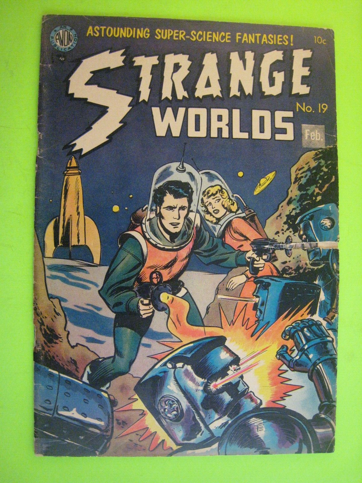 \' STRANGE WORLDS \' # 19...\' ROBOTMEN OF THE LOST PLANET \'   AVON