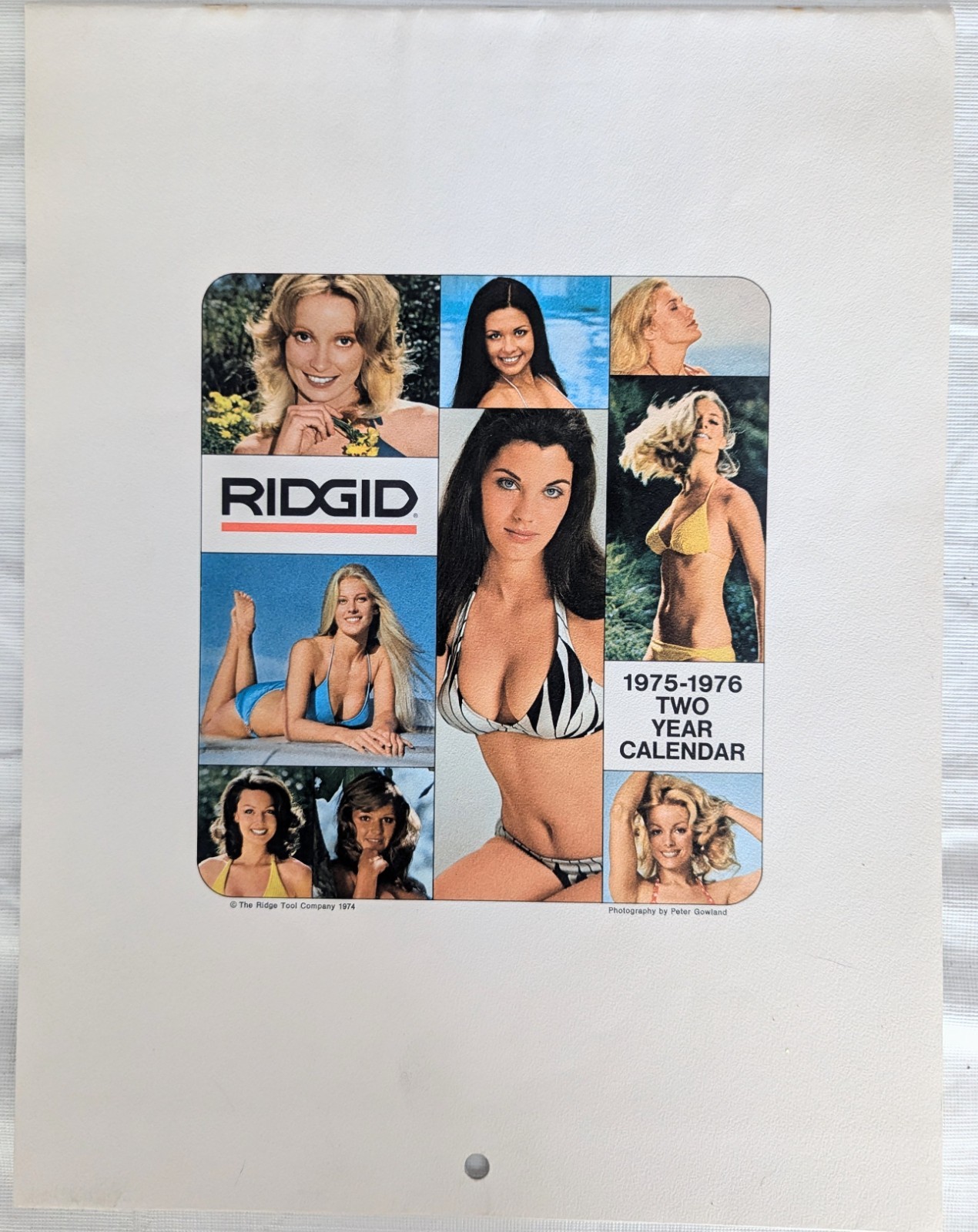 Vintage Ridgid Tool Pin-Up Calendar 1975 through 1998 Individual You Pick Rigid Vintage Ridgid Tool Pin-Up Calendar 1975 through 1998 Individual You Pick Rigid