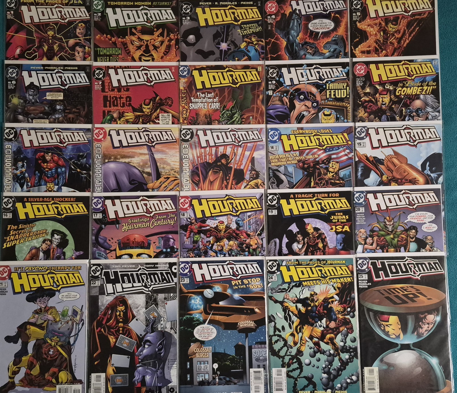 1999 DC Comics Hourman #1-25 Complete Set Run Lot Tom Peyer