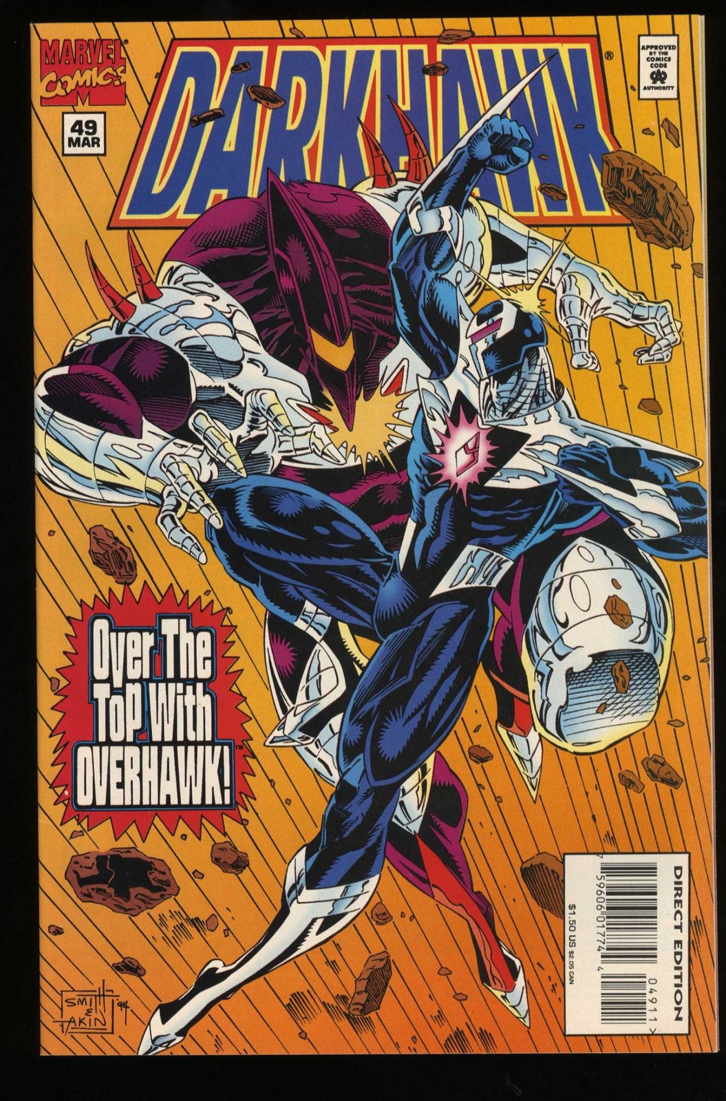 Darkhawk #49 NM+ 9.6 Hard to find issue Marvel 1995