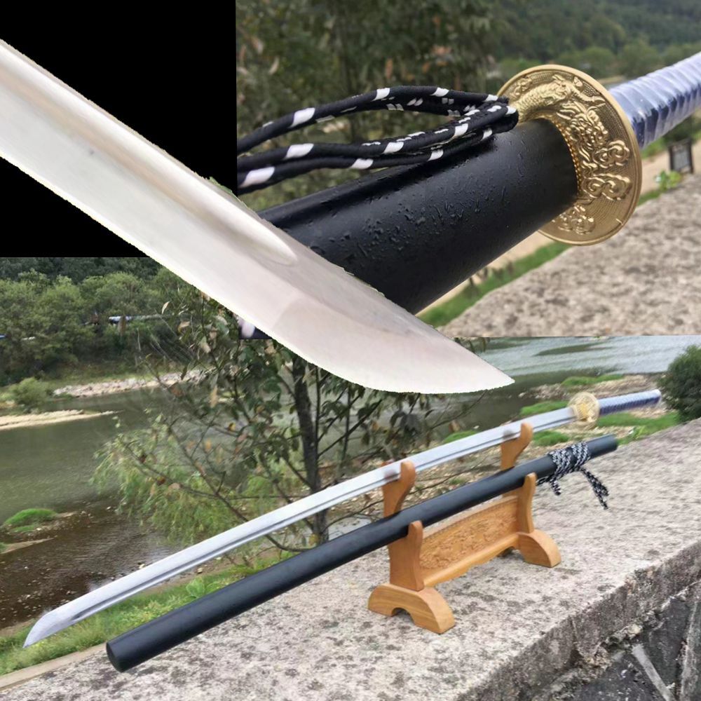 155cm very long 1095 carbon steel japanese samurai sword katana brass tsuba