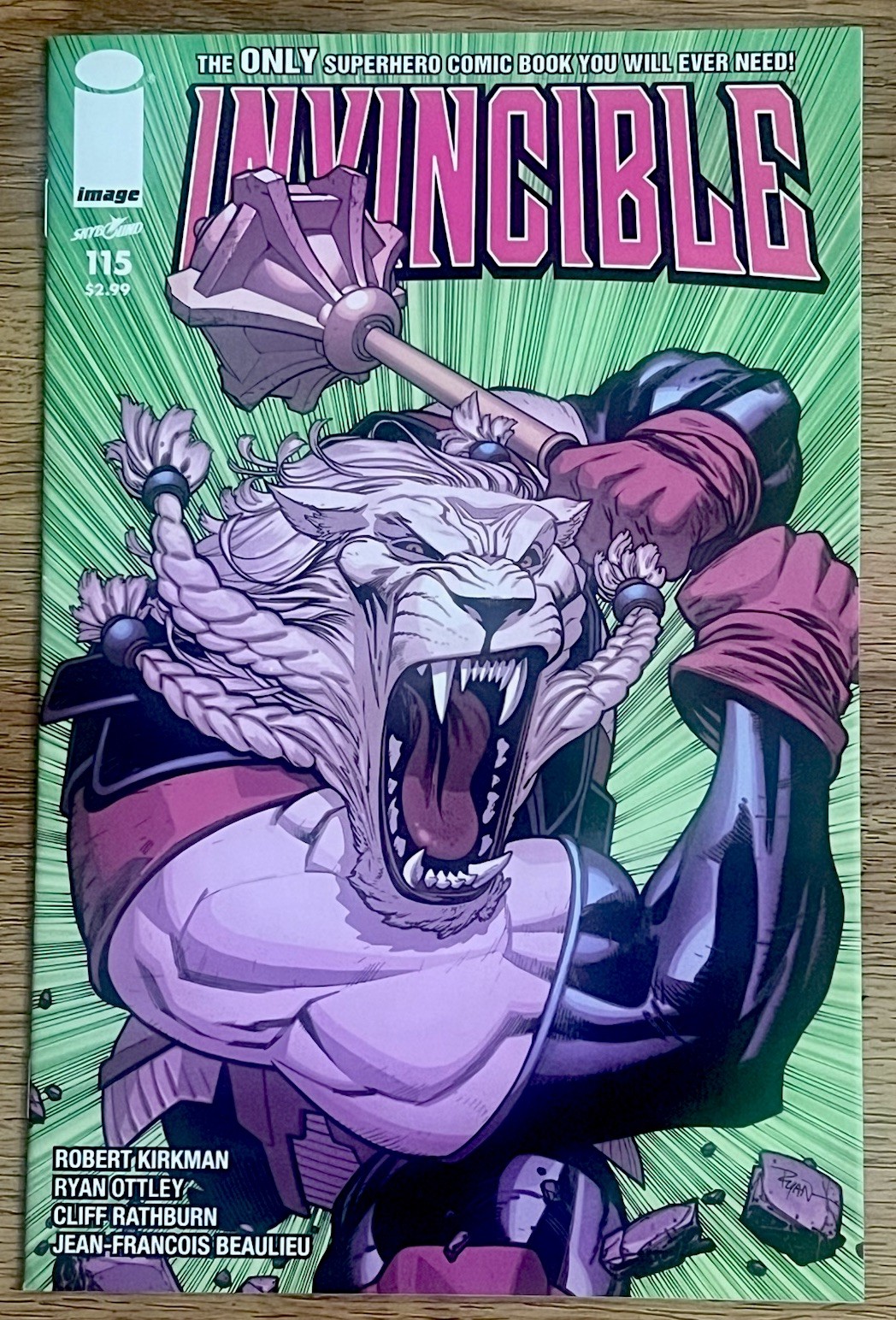 🔥Invincible #115 (Image - 2014) 1st Battle Beast Cover Low Print Run KEY NM+🔥