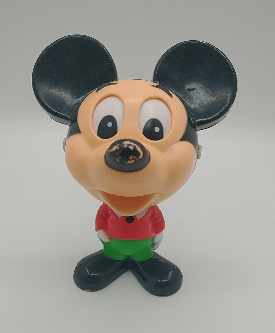 Vintage 1976 Mattel Talking Mickey Mouse Pull-String Toy Chatter Chum WORKS Vintage 1976 Mattel Talking Mickey Mouse Pull-String Toy Chatter Chum WORKS