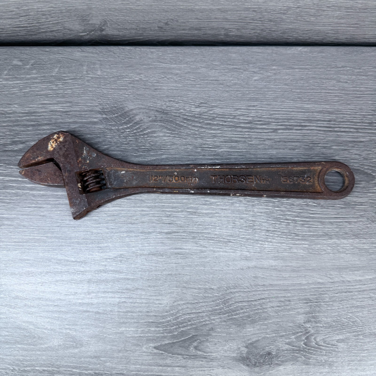 Thorsen Crescent Wrench #56732 Adjustable Euro Style Wide Grip 12