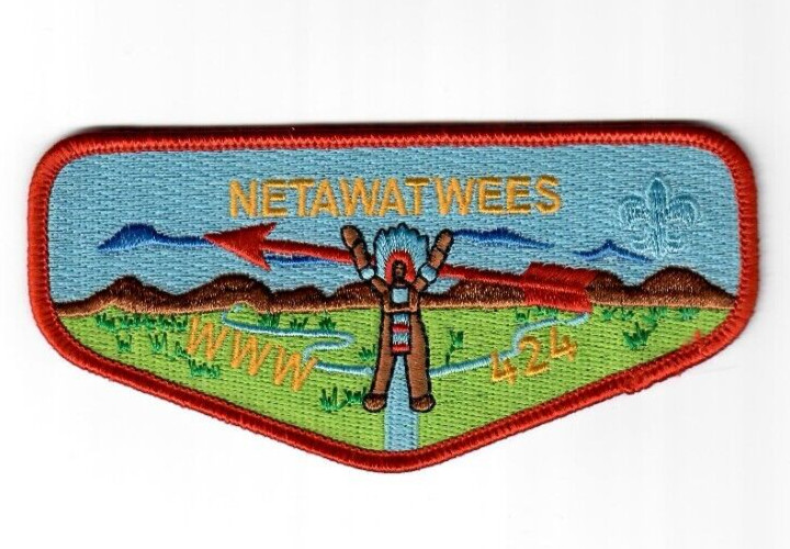 Boy Scout OA 424 Netawatwees Lodge Ordeal Flap