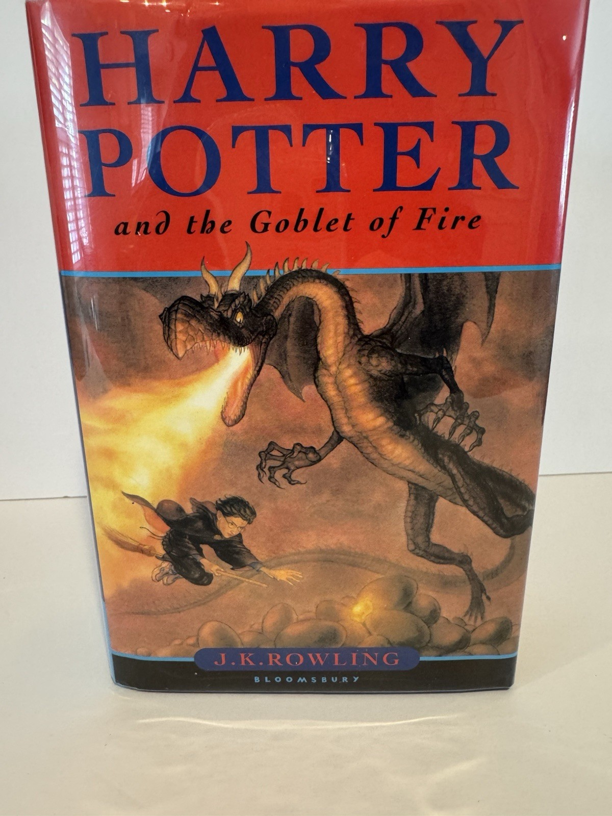 Harry Potter Goblet of Fire J.K. Rowling Hardcover 1st Edition Glasgow with erro