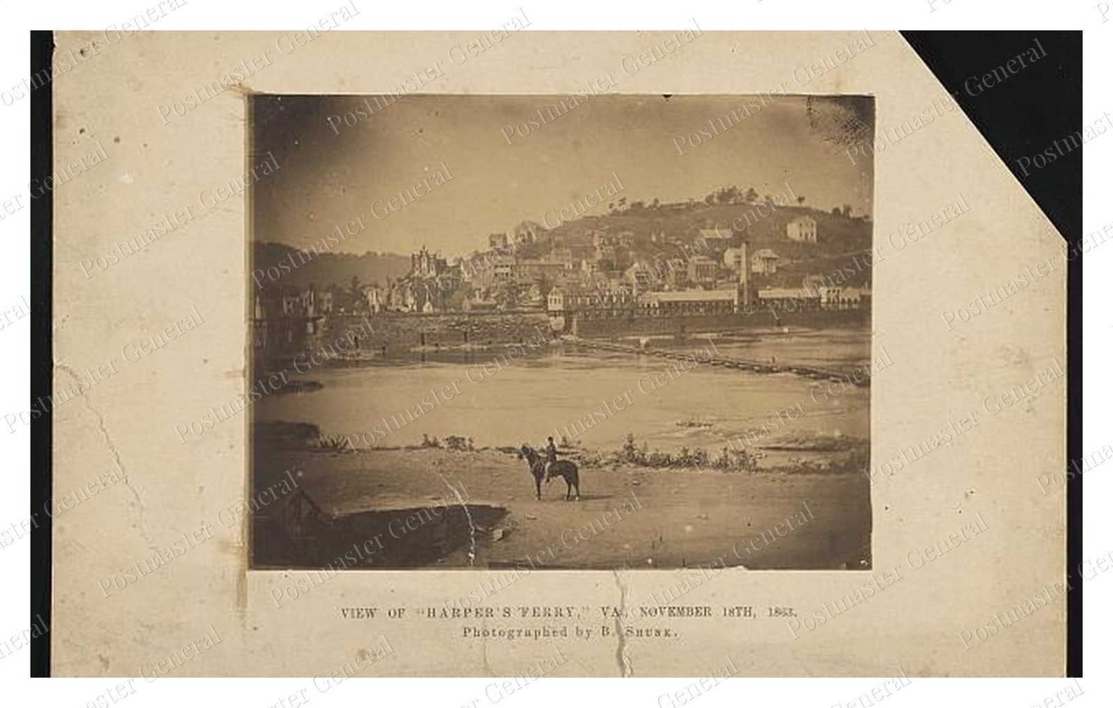 Harpers Ferry West Virginia Riverfront Standard Postcard COPY RPPC