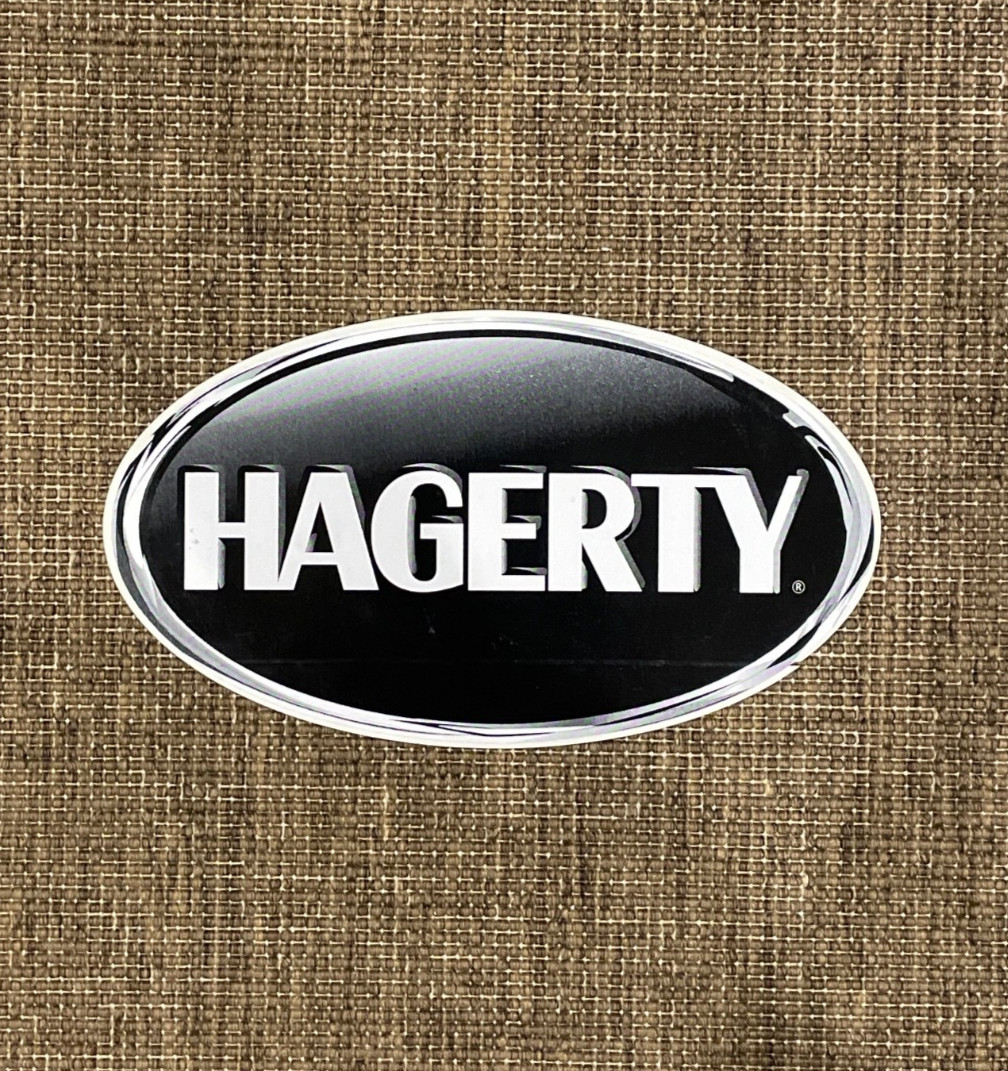 Original large HAGERTY Vintage car AUTOMOTIVE INSURANCE COMPANY DECAL STICKER