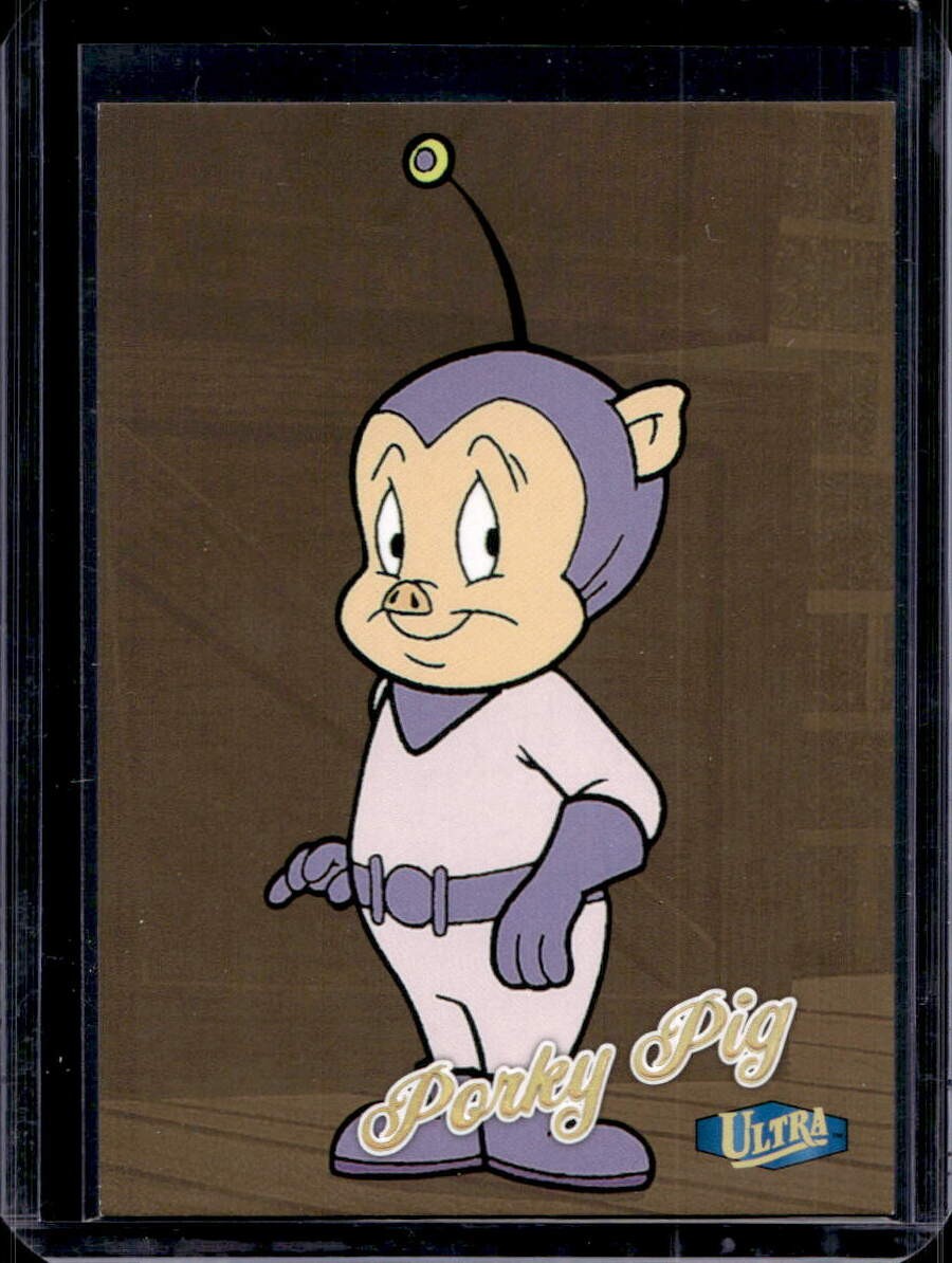 Porky Pig 2024 Fleer Retro Looney Tunes #U-37 Ultra Gold Medallion /100