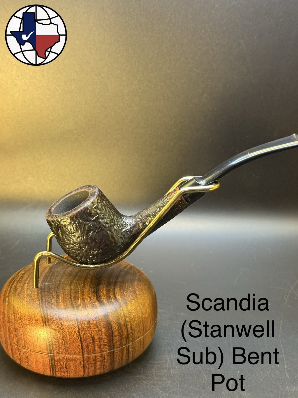 Vintage Scandia (Stanwell) Bent Pot Tobacco Pipe