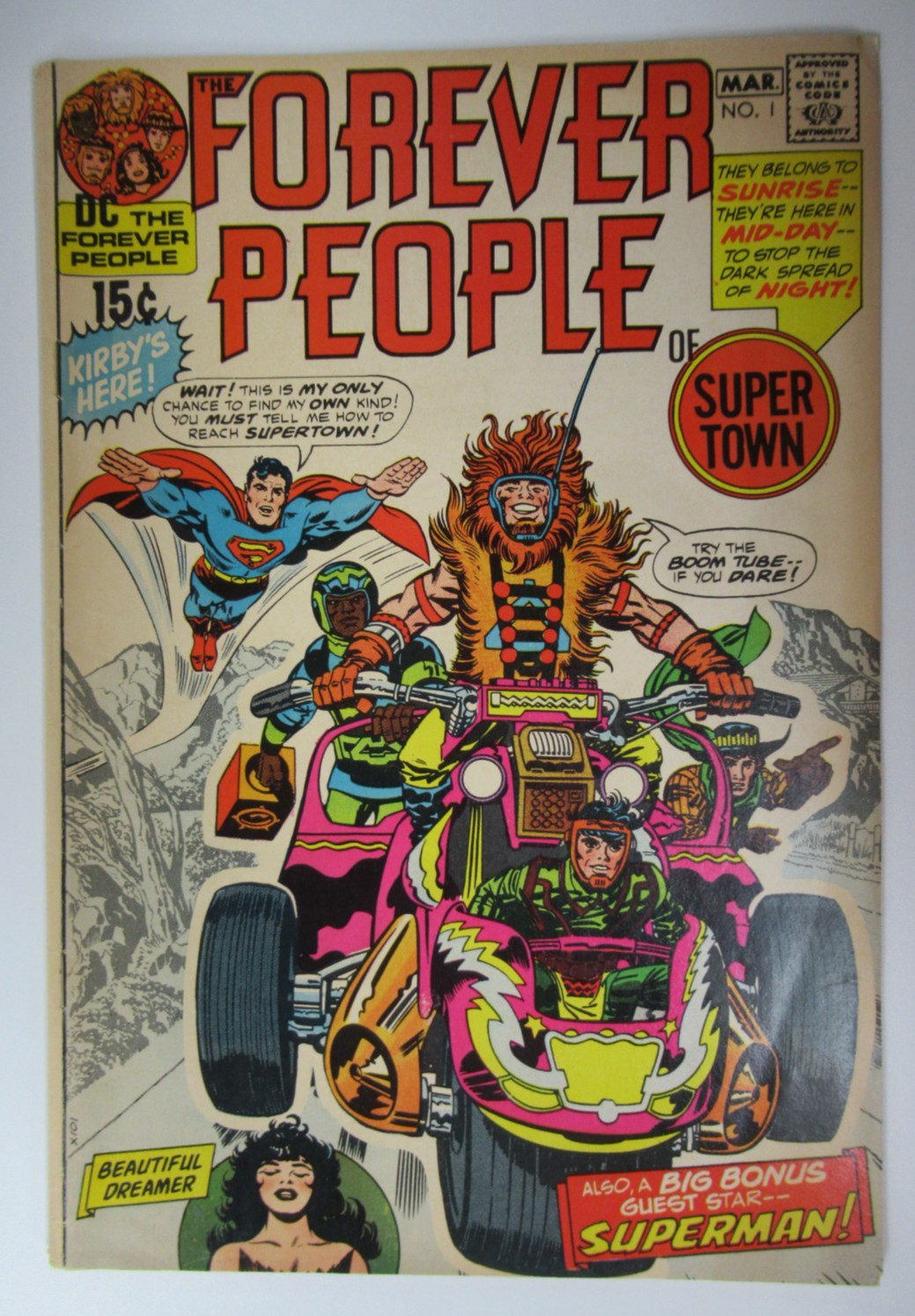 1971 DC Comics The Forever People #1  -  1st Full Darkseid