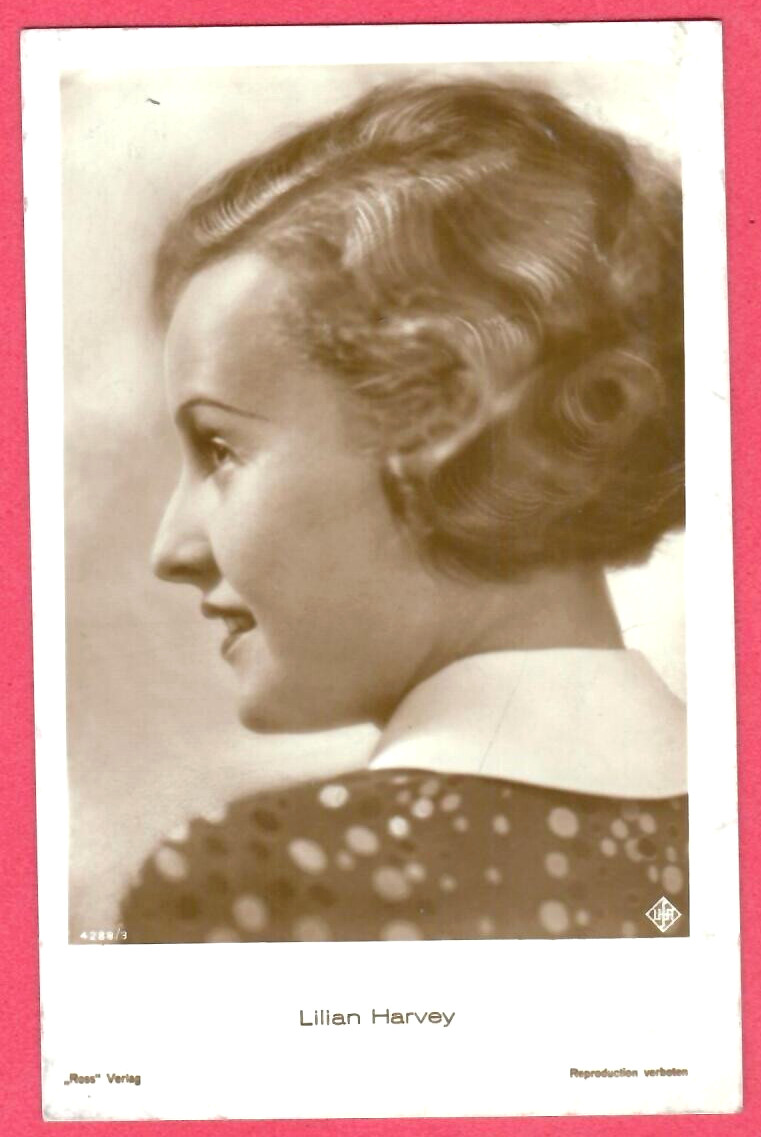 LILIAN HARVEY # 4288/3 VINTAGE PHOTO PC. PUBLISHER GERMANY 6182