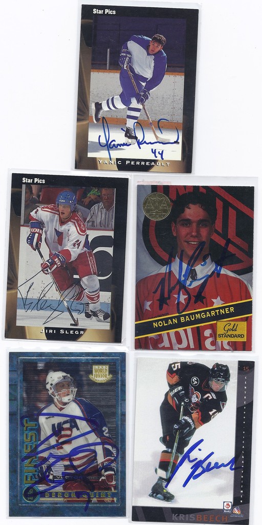 Kris Beech Signed Hockey Card Calgary Hitmen 2000