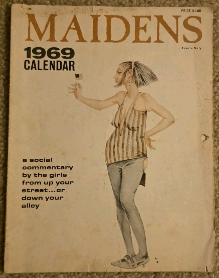 The 1969 Maidens Calendar Vintage Rare 👀