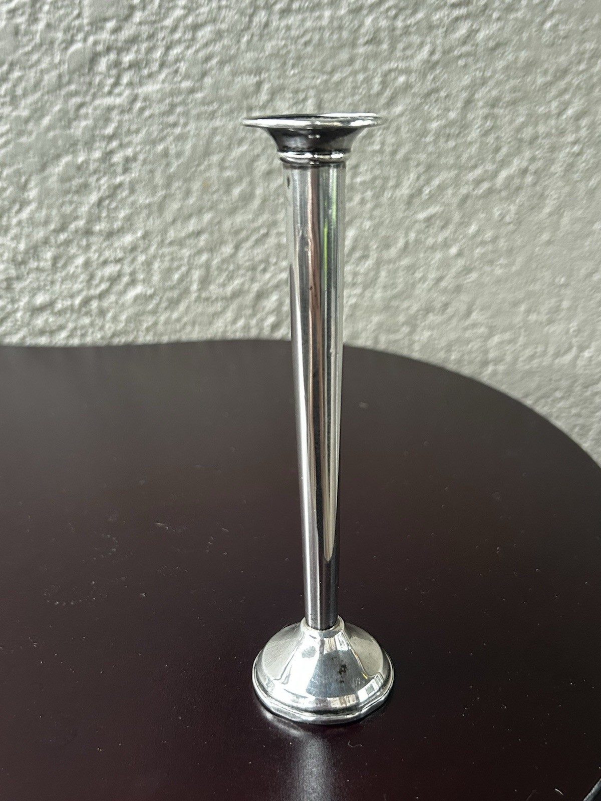 Wallace Sterling Silver Trumpet Bud Vase Weighted Reinforced 6”