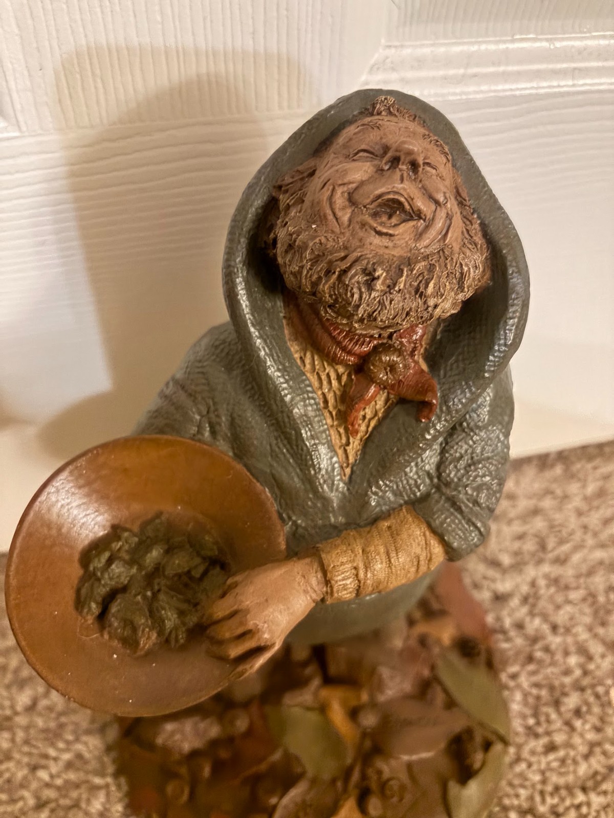Vintage Tom Clark Cairn Eureka Gold Panner Gnome #57 Figurine w/ Label  1985