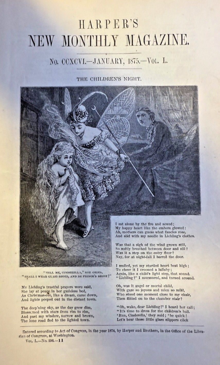 1875 The Children\'s Night Fantasy Poem Illustrations