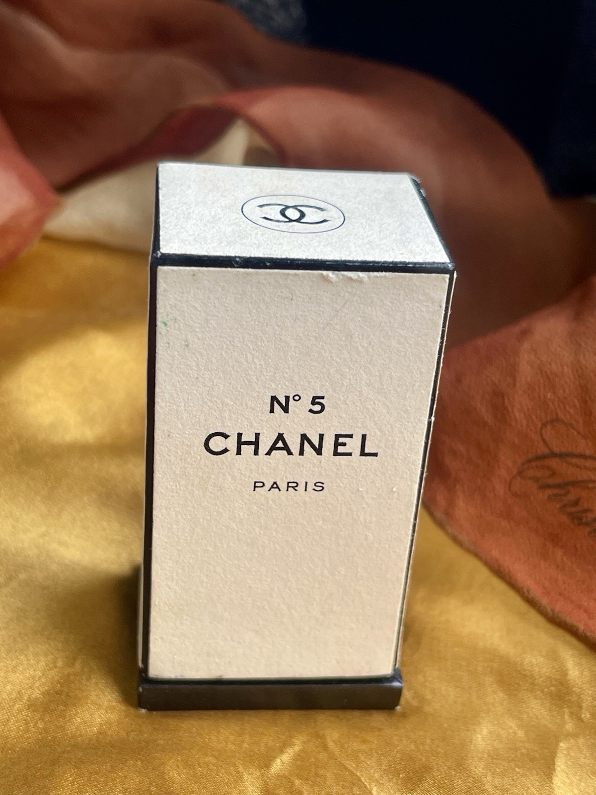 Rare 30’S CHANEL No.5 Parfum Flacon Extrait Full W/Black Cord Seal Intact
