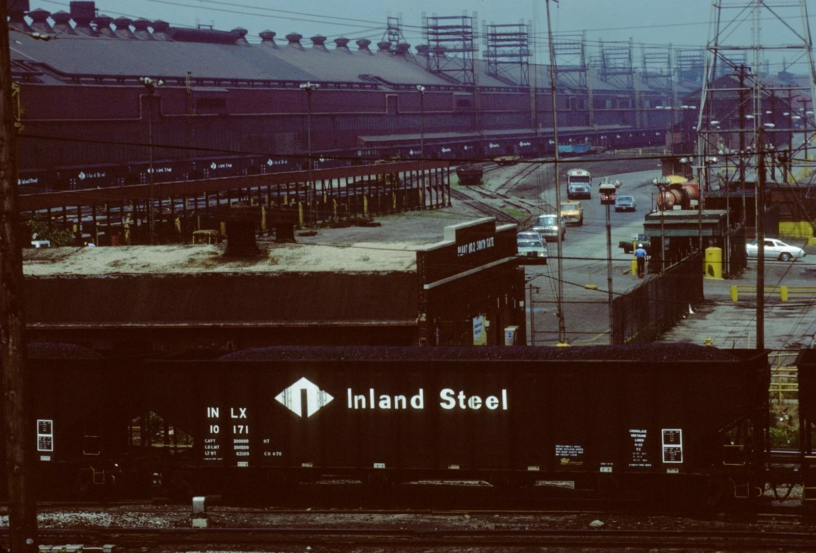 Inland Steel Rolling Mill South Gate No. 2, East Chicago, IN 1984 5 x 7 Photo Inland Steel Rolling Mill South Gate No. 2, East Chicago, IN 1984 5 x 7 Photo