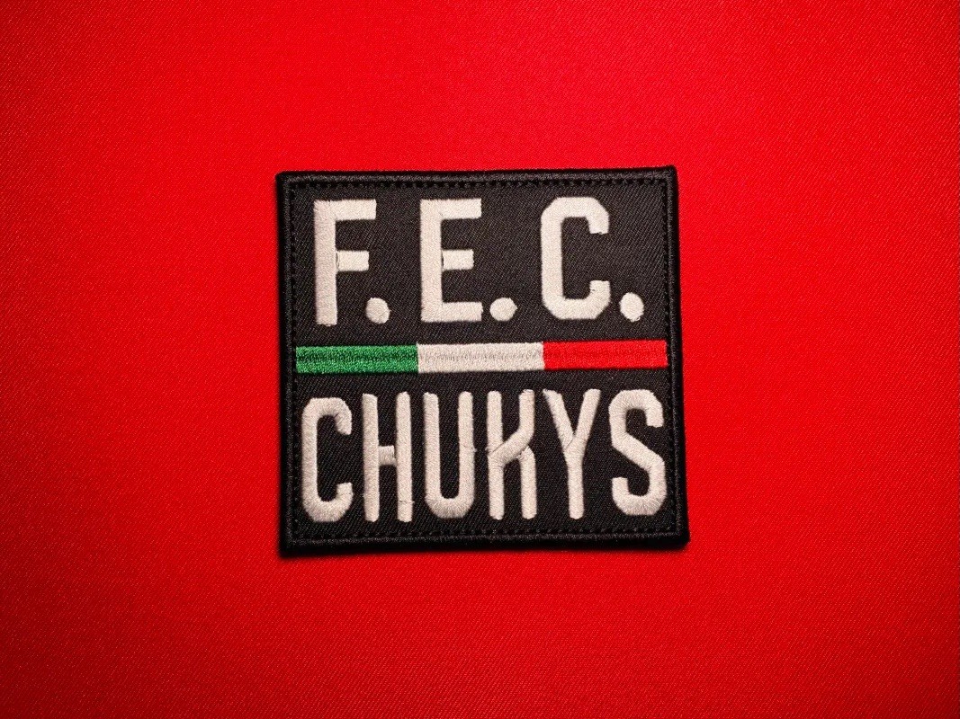 Los Chukys CDN Patch – F.E.C. CHUKYS 3.7×3.5”-Hook and Loop Backing