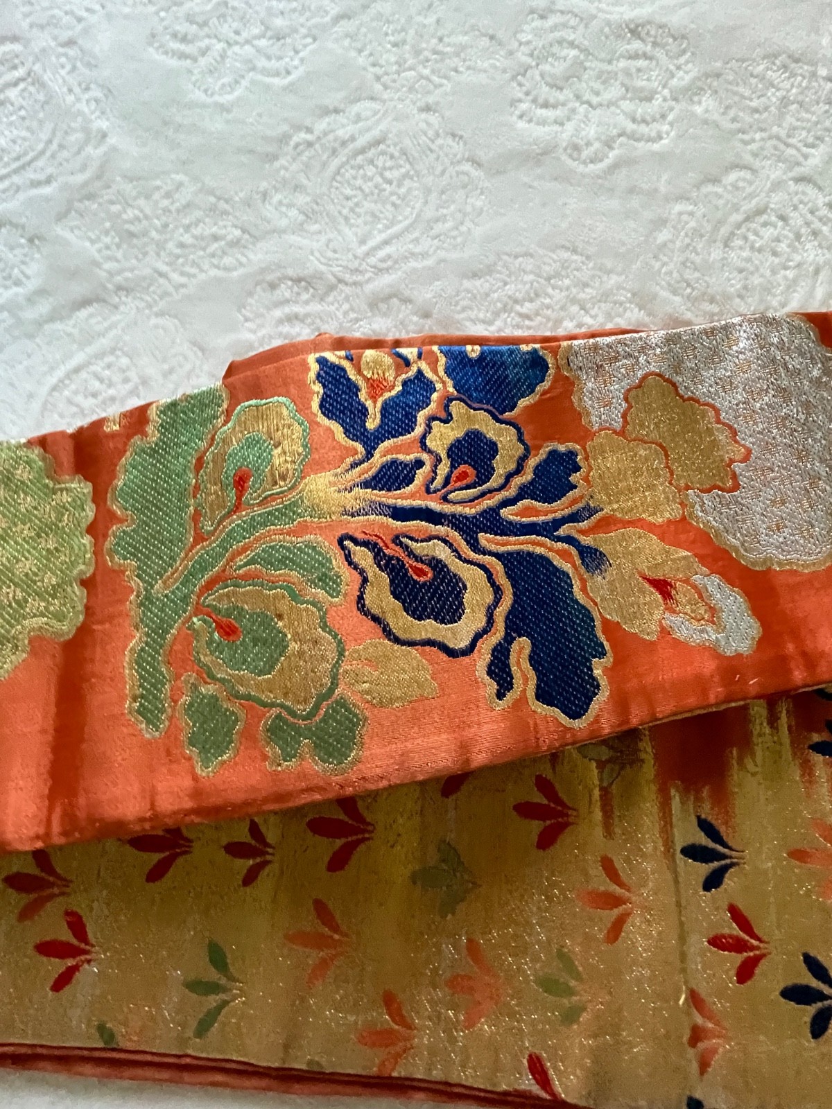 vintage brocade embroidered silk obi vintage brocade embroidered silk obi