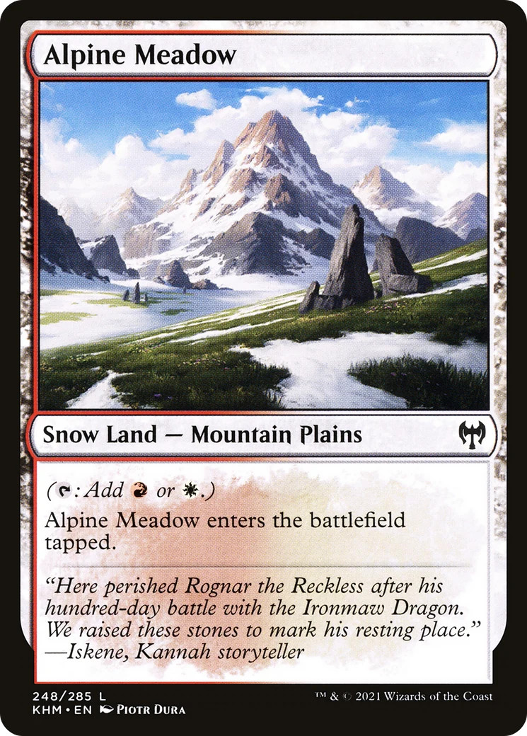 Alpine Meadow [Kaldheim] Magic MTG