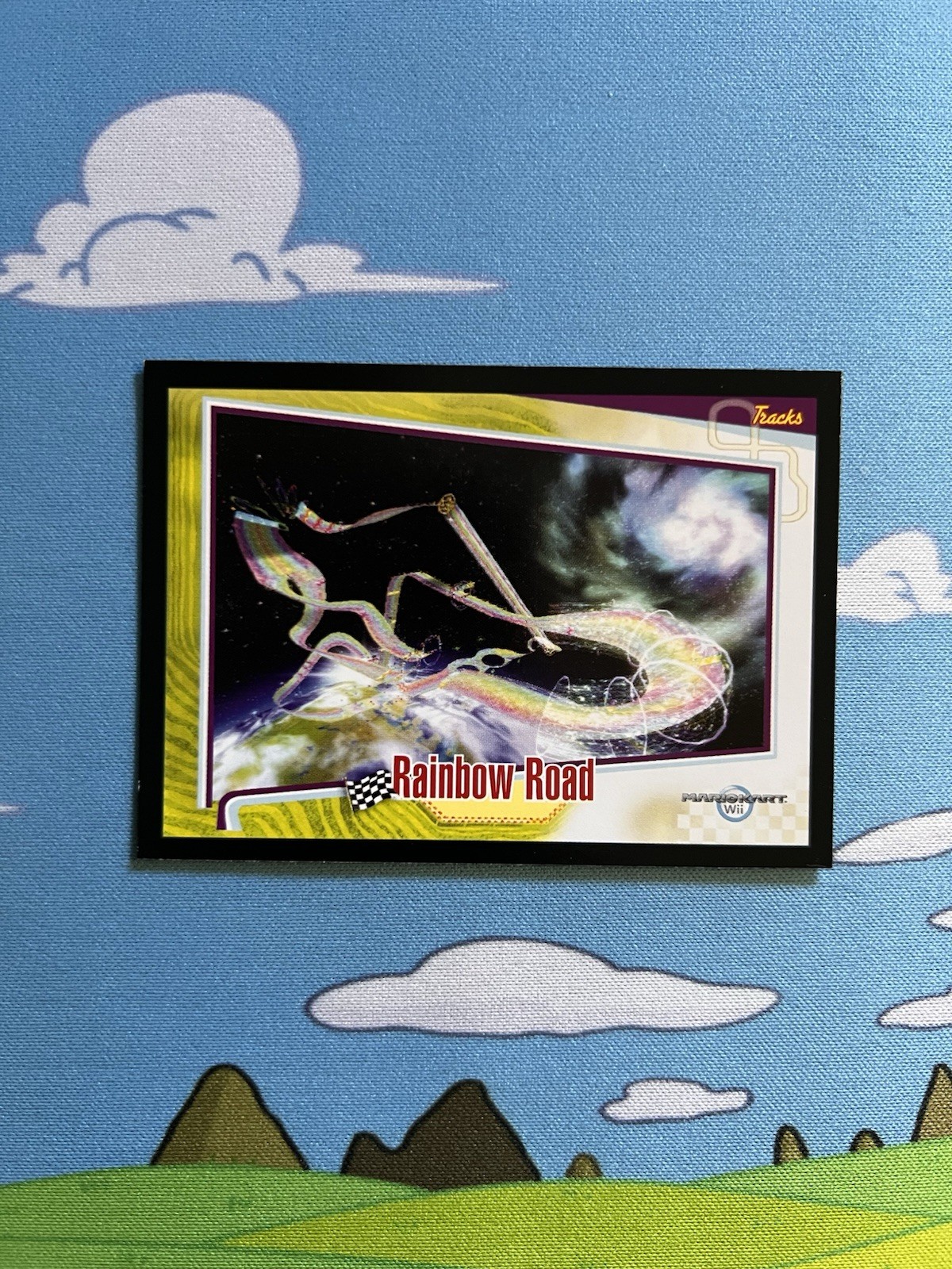 Mario Kart Wii Card # 68 Rainbow Road Nintendo 2009 Enterplay