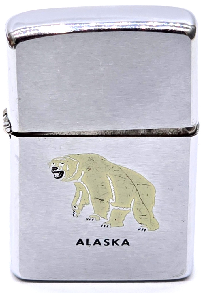 Rare discontinued item Zippo ALASKA polar bear A 3302